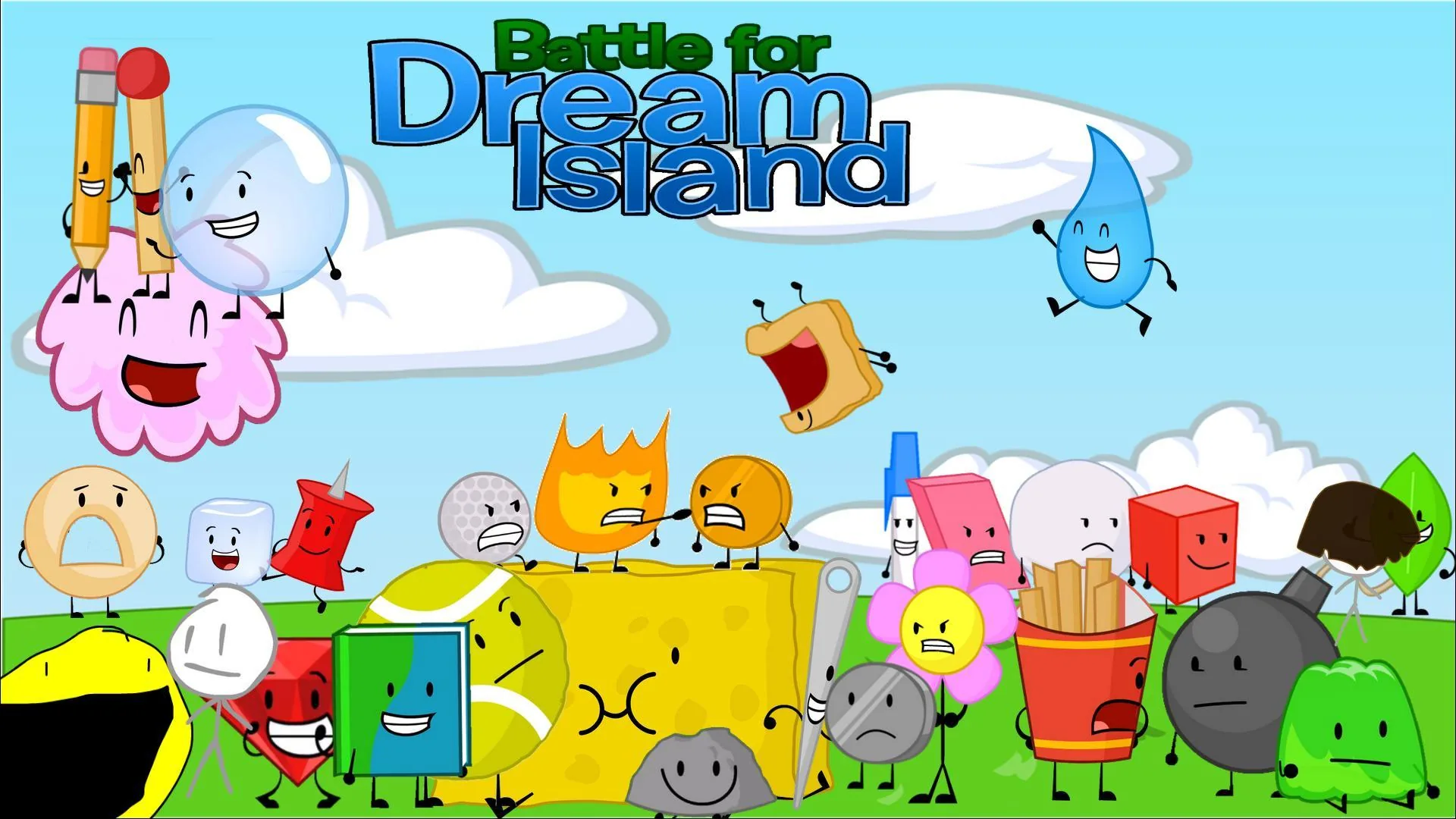 Battle For Dream Island (BFDI) Series 全角色天梯图