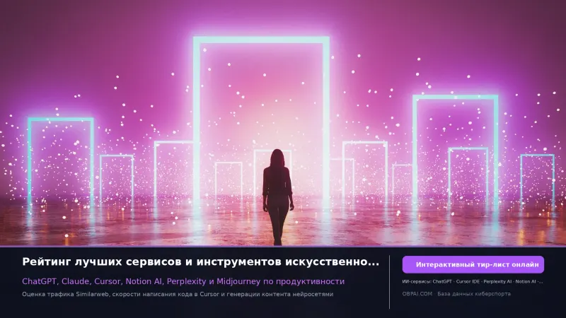 Рейтинг популярных AI-инструментов для продуктивности