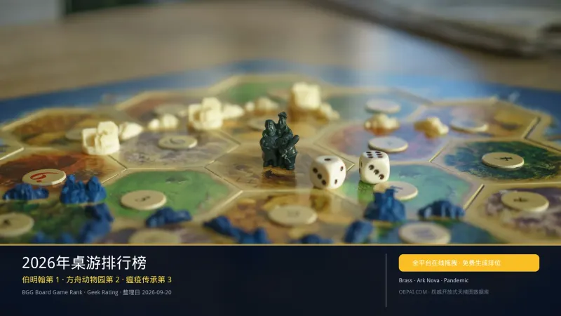 2026年桌游排行榜