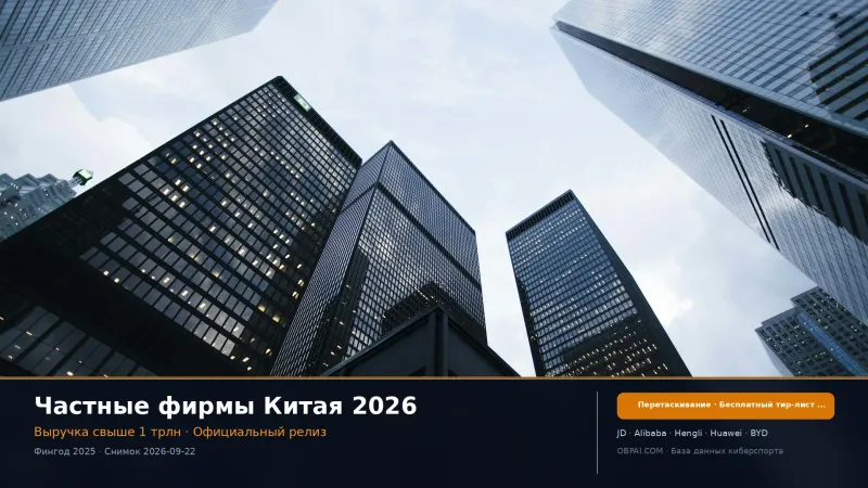 Частные фирмы Китая 2026