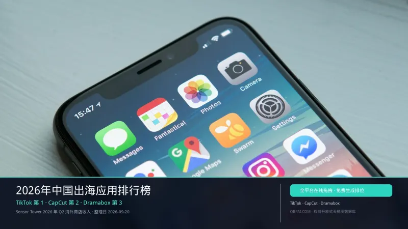 2026年中国出海应用排行榜