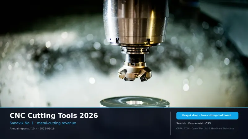 Global CNC Cutting Tools Rankings 2026