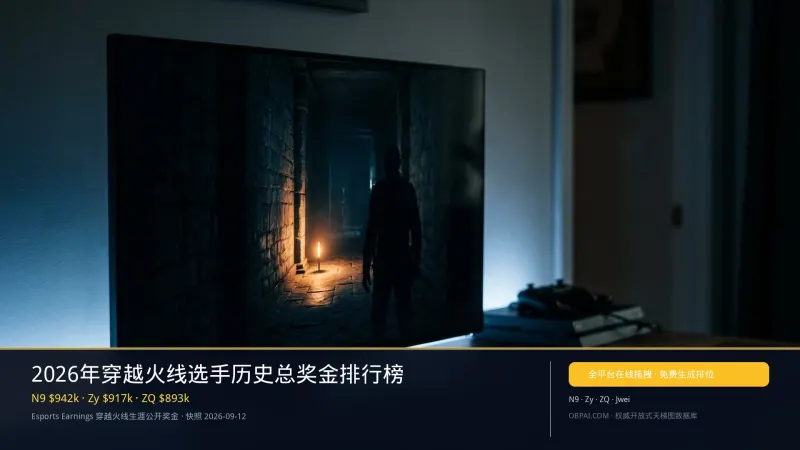 2026年穿越火线选手历史总奖金排行榜