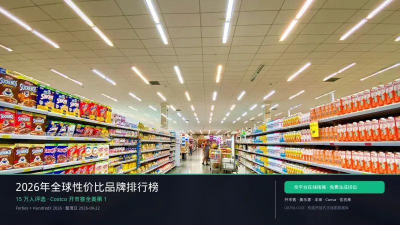 2026年全球性价比品牌排行榜