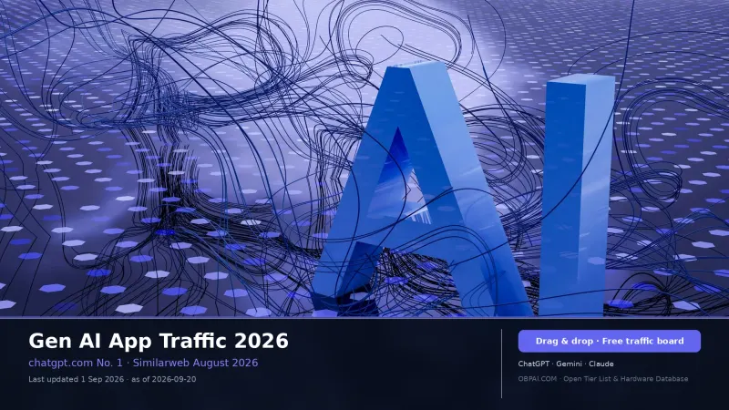 Gen AI App Traffic 2026