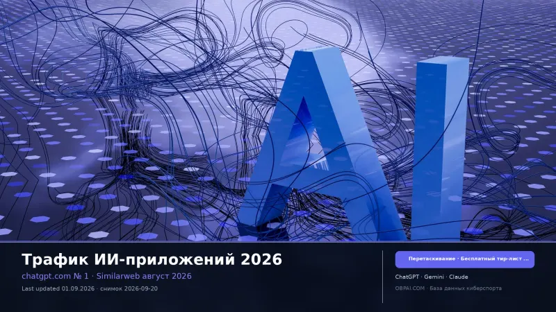 Трафик ИИ-приложений 2026