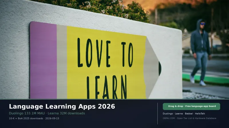 Language Learning Apps Rankings 2026
