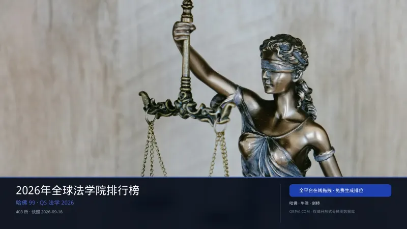 2026年全球法学院排行榜