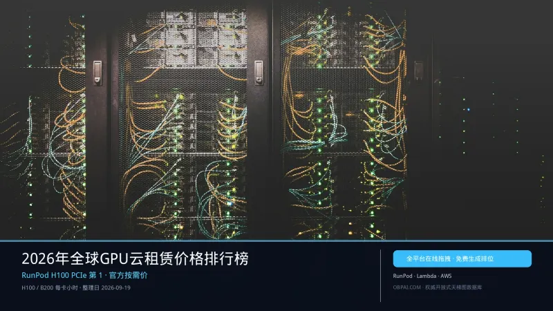 2026年全球GPU云租赁价格排行榜