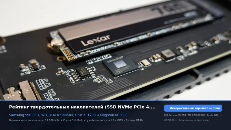 Рейтинг жёстких дисков 2026 года