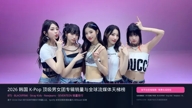 2026年K-Pop组合与歌手排行榜