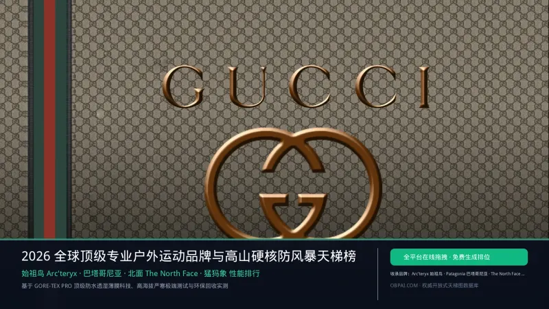 2026年户外品牌排行榜