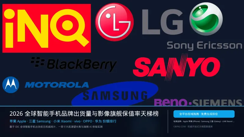 手机品牌排行榜