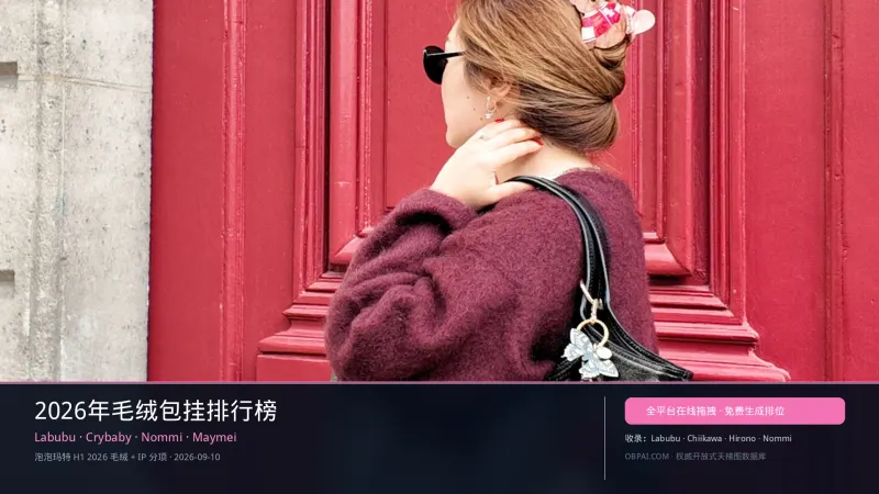 2026年毛绒包挂排行榜