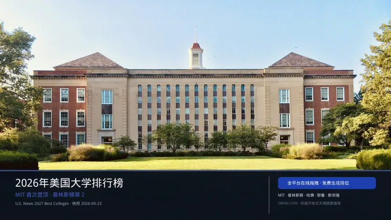 2026年美国大学排行榜