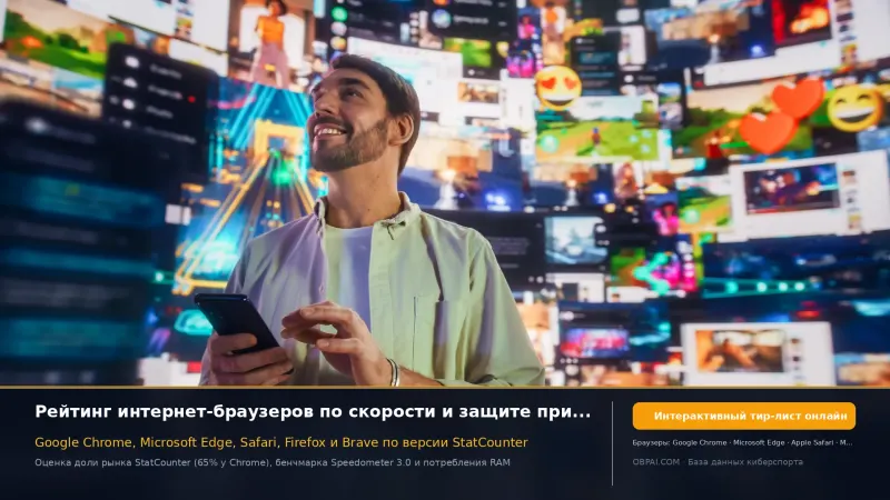 Рейтинг популярных браузеров