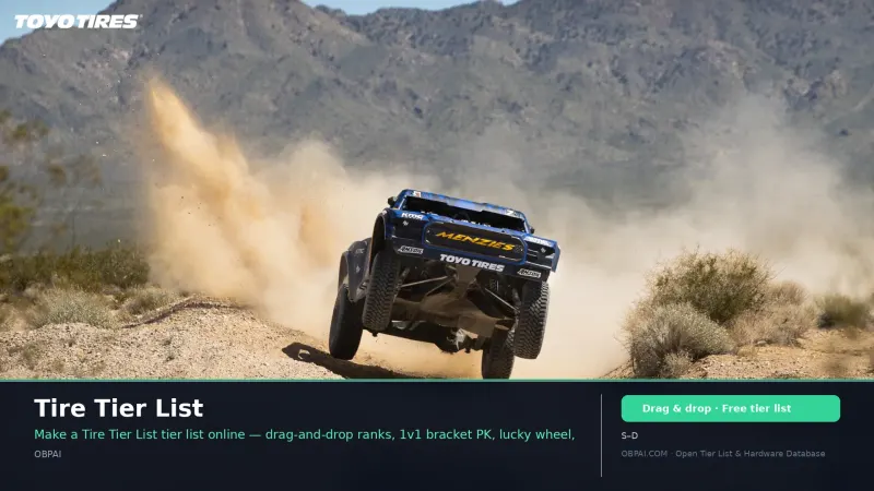 Tire Tier List