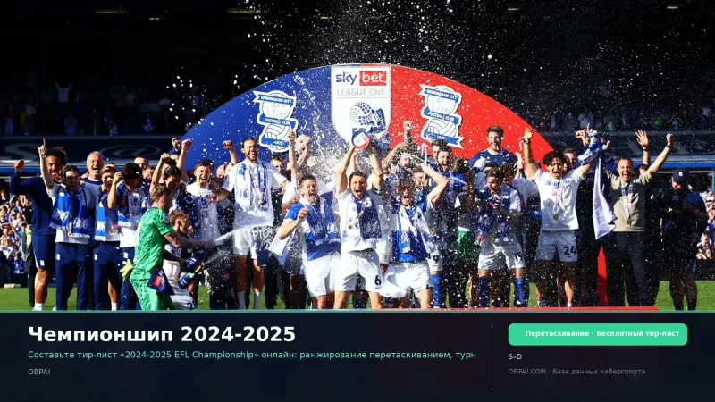 Чемпионшип 2024-2025