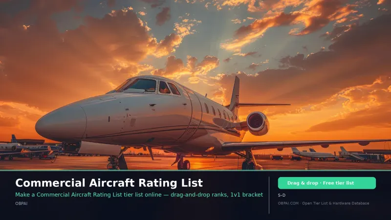 Commercial Aircraft Rating List