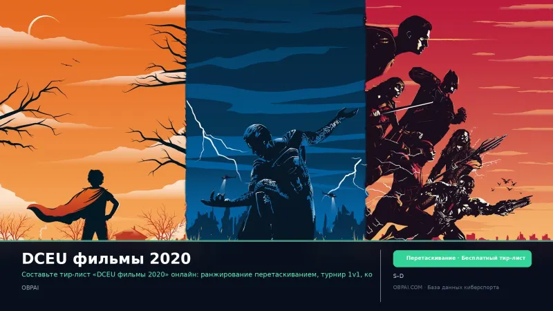 DCEU фильмы 2020