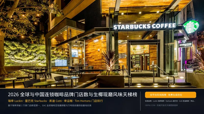 咖啡连锁品牌排行榜