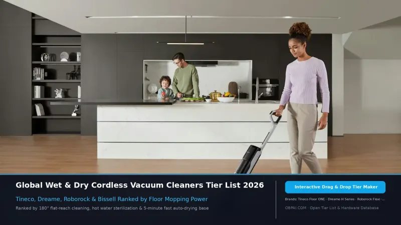 Global Wet-Dry Vacuum & Floor Scrubber Brands Tier List 2026