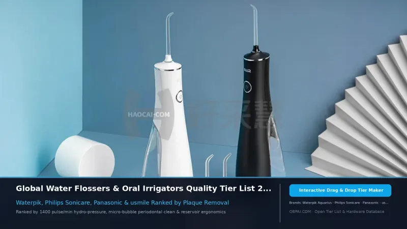 Global Water Flosser & Oral Irrigator Brands Tier List 2026