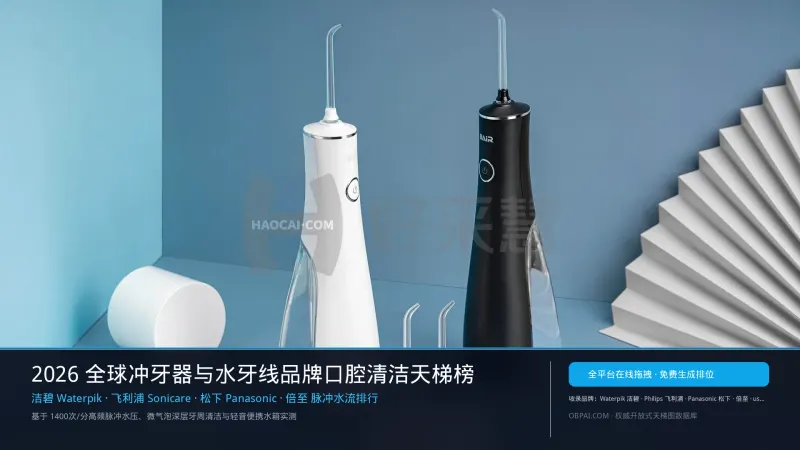 2026年全球冲牙器品牌排行榜