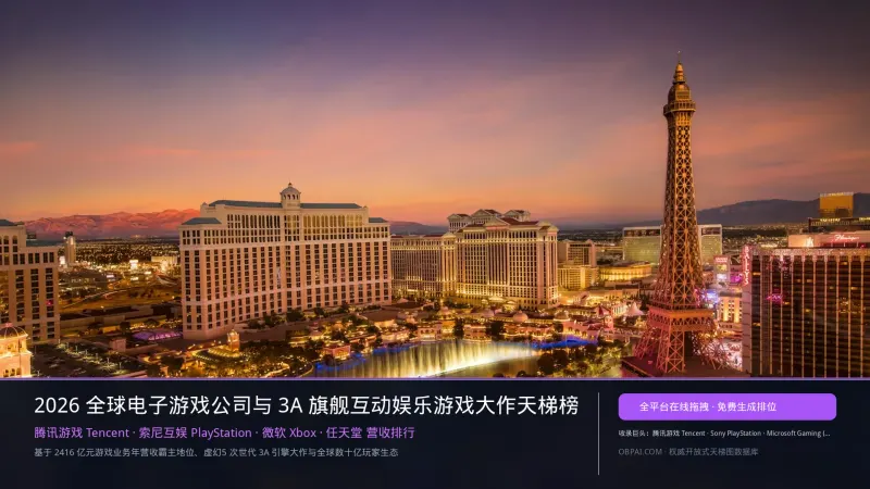 全球游戏公司排行榜