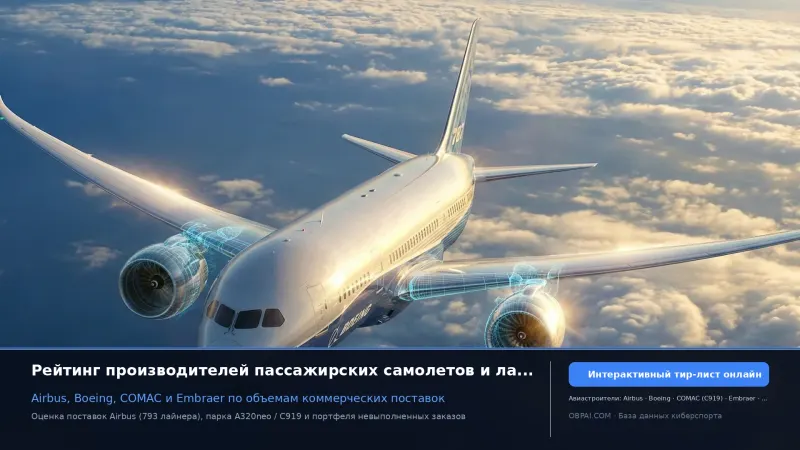 Авиапроизводители 2026