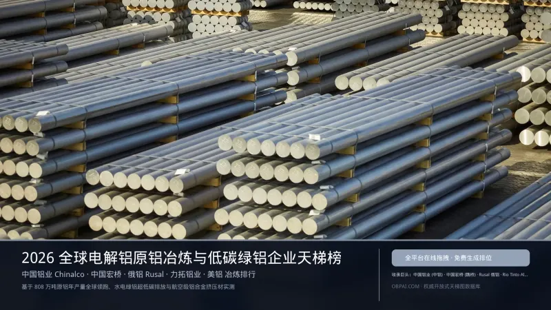 2026年全球铝企排行榜