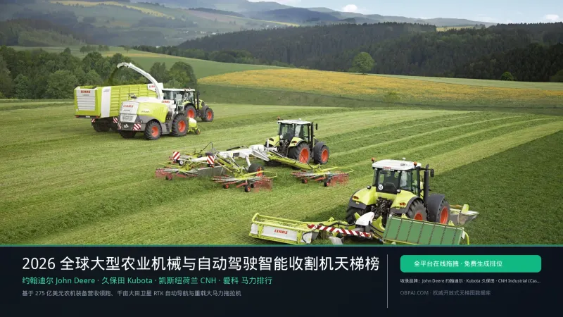 2026年全球农机排行榜