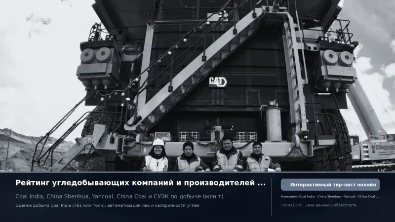 Угольные компании 2026