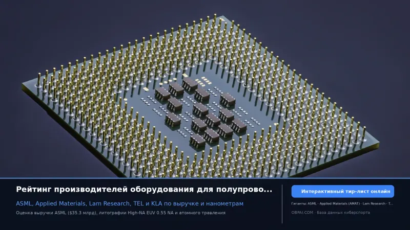 Оборудование для полупроводников 2026