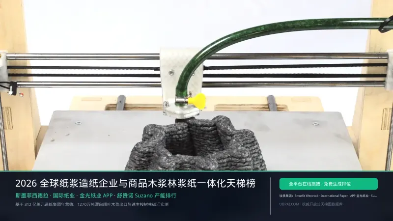 2026年全球纸浆造纸排行榜