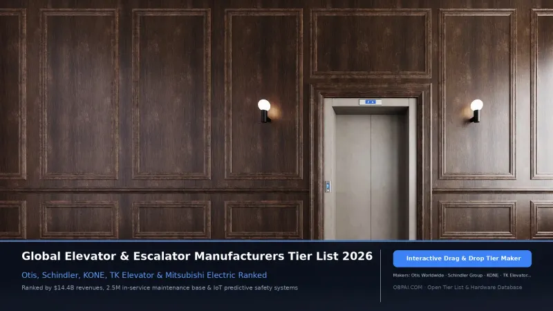 Global Elevator OEMs of 2026