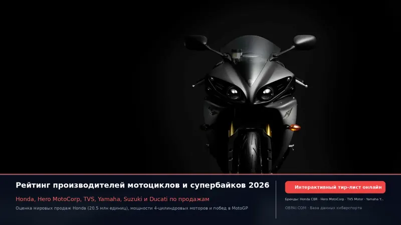 Мотоциклетные бренды 2026