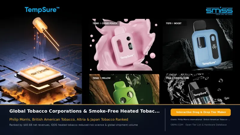 Global Tobacco Companies of 2026