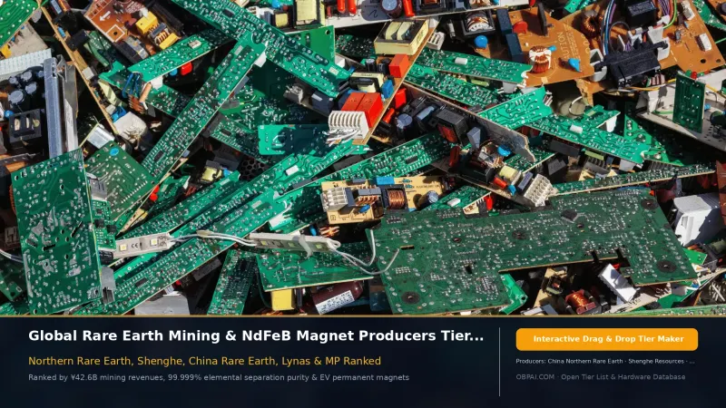 Global Rare Earth Companies of 2026