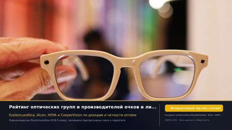 Глобальные оптические группы 2026