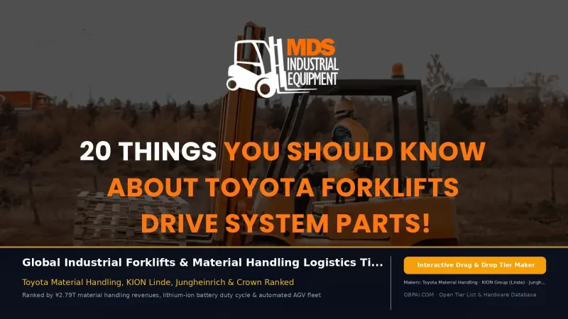 Global Forklift Companies of 2026