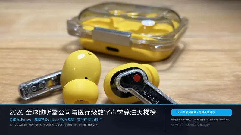2026年全球助听器公司排行榜