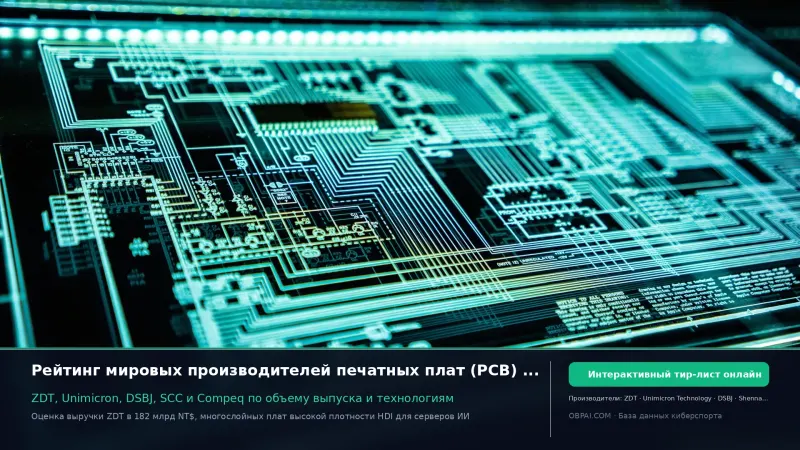 Глобальные PCB-компании 2026
