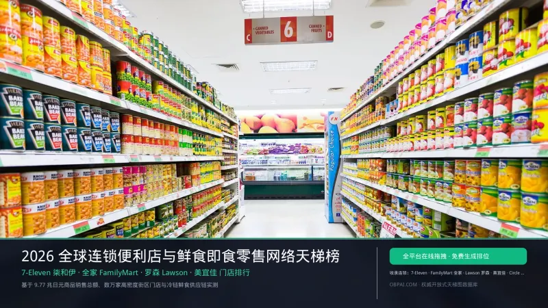 2026年全球便利店连锁排行榜