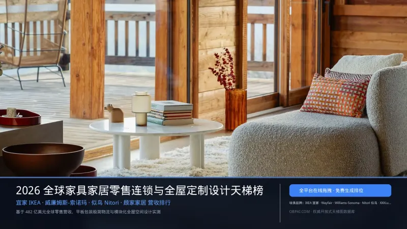 2026年全球家具家居零售排行榜