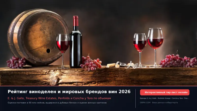Глобальные винные компании 2026