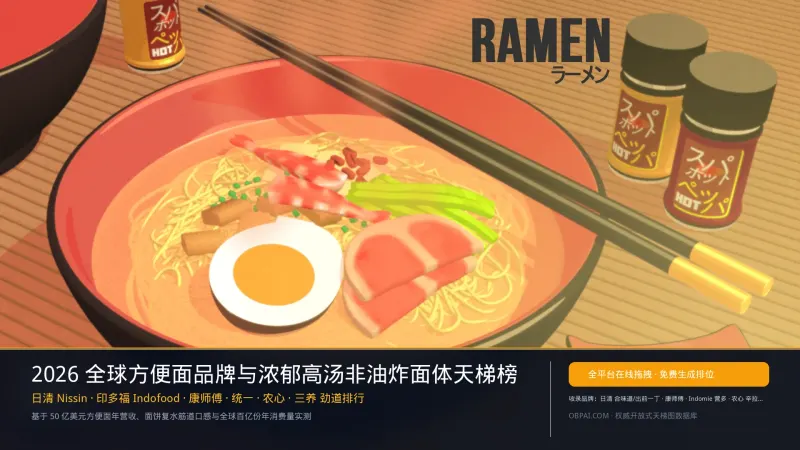 全球方便面品牌排行榜