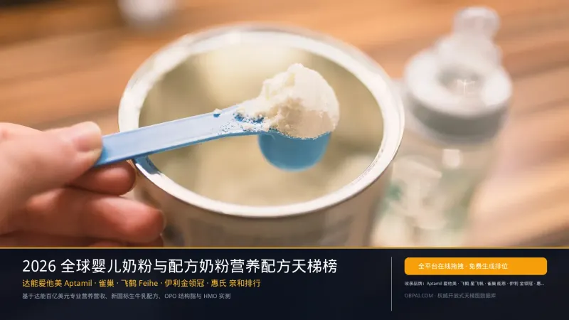 2026年全球婴儿奶粉品牌排行榜