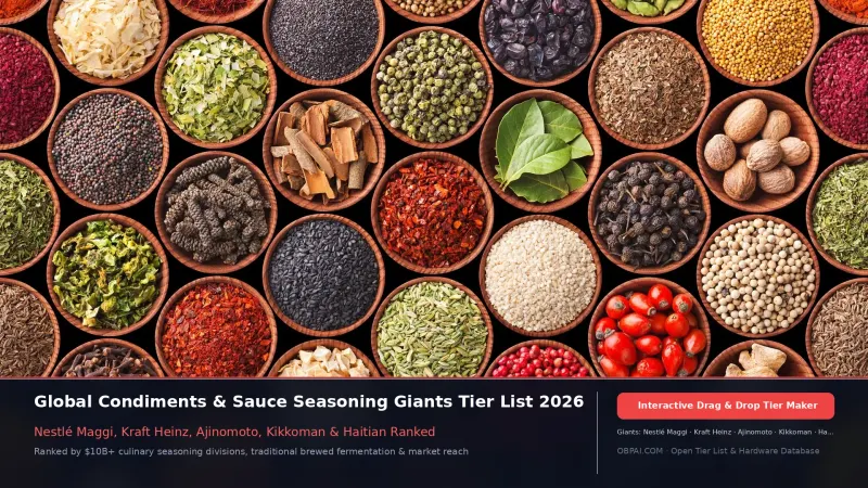 Global Condiment Companies of 2026