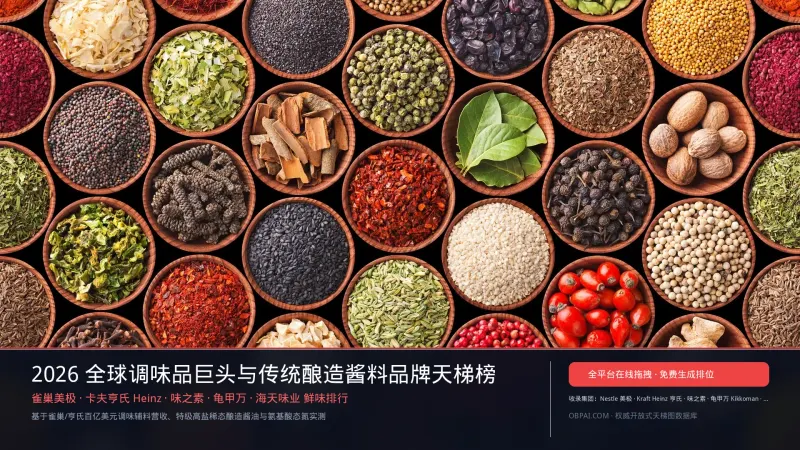 2026年全球调味品公司排行榜